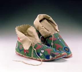 Mokassins, Eastern Sioux, ca. 1890